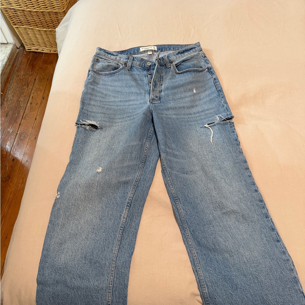 Abercrombie & Fitch Light Blue Denim Jeans